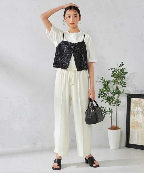 a.v.v / アー・ヴェ・ヴェ その他トップス | スパンコールビスチェ | 詳細14