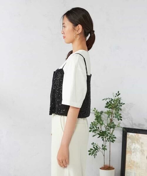 a.v.v / アー・ヴェ・ヴェ その他トップス | スパンコールビスチェ | 詳細16