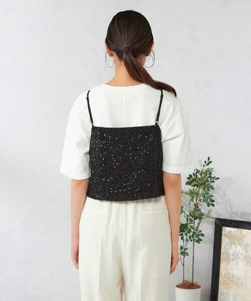 a.v.v / アー・ヴェ・ヴェ その他トップス | スパンコールビスチェ | 詳細17