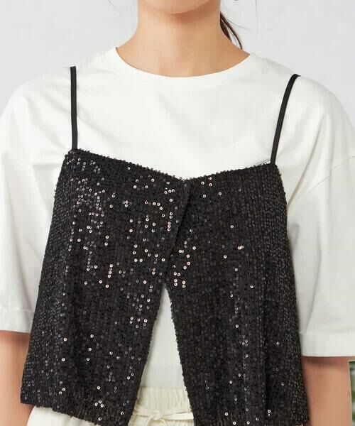 a.v.v / アー・ヴェ・ヴェ その他トップス | スパンコールビスチェ | 詳細18