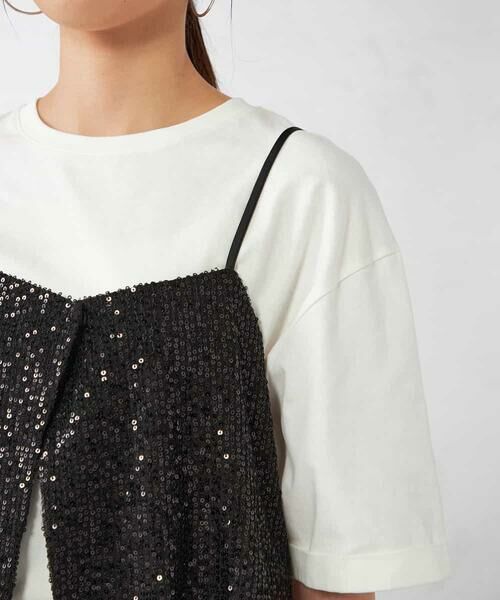 a.v.v / アー・ヴェ・ヴェ その他トップス | スパンコールビスチェ | 詳細19