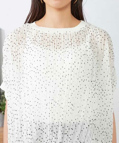 a.v.v / アー・ヴェ・ヴェ シャツ・ブラウス | シフォン楊柳プリーツブラウス | 詳細10
