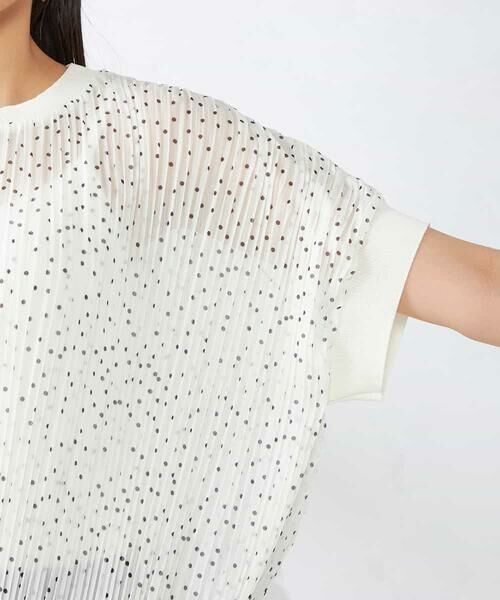 a.v.v / アー・ヴェ・ヴェ シャツ・ブラウス | シフォン楊柳プリーツブラウス | 詳細11
