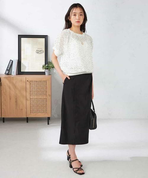 a.v.v / アー・ヴェ・ヴェ シャツ・ブラウス | シフォン楊柳プリーツブラウス | 詳細17