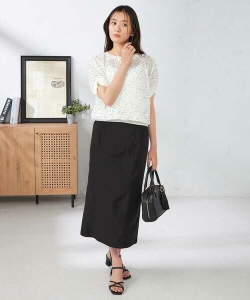 a.v.v / アー・ヴェ・ヴェ シャツ・ブラウス | シフォン楊柳プリーツブラウス | 詳細18