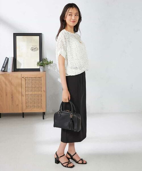 a.v.v / アー・ヴェ・ヴェ シャツ・ブラウス | シフォン楊柳プリーツブラウス | 詳細19