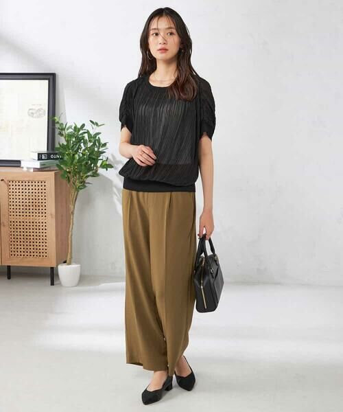 a.v.v / アー・ヴェ・ヴェ シャツ・ブラウス | シフォン楊柳プリーツブラウス | 詳細4