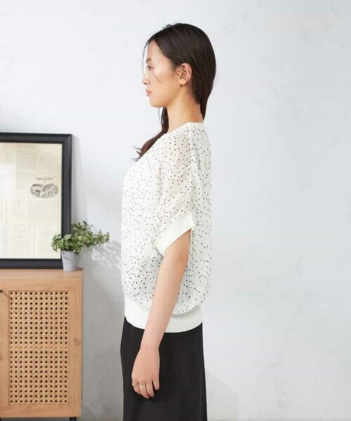 a.v.v / アー・ヴェ・ヴェ シャツ・ブラウス | シフォン楊柳プリーツブラウス | 詳細8