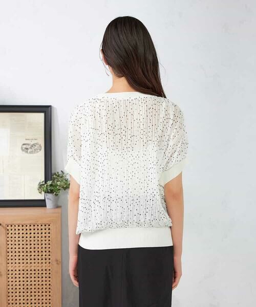 a.v.v / アー・ヴェ・ヴェ シャツ・ブラウス | シフォン楊柳プリーツブラウス | 詳細9