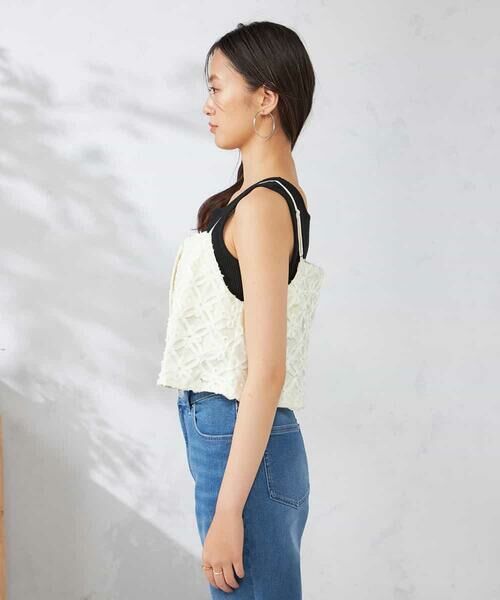 a.v.v / アー・ヴェ・ヴェ その他トップス | チュールレースビスチェ | 詳細8