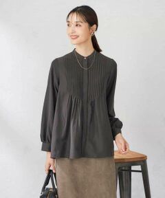 a.v.v / アー・ヴェ・ヴェ シャツ・ブラウス | ピンタックフレアブラウス