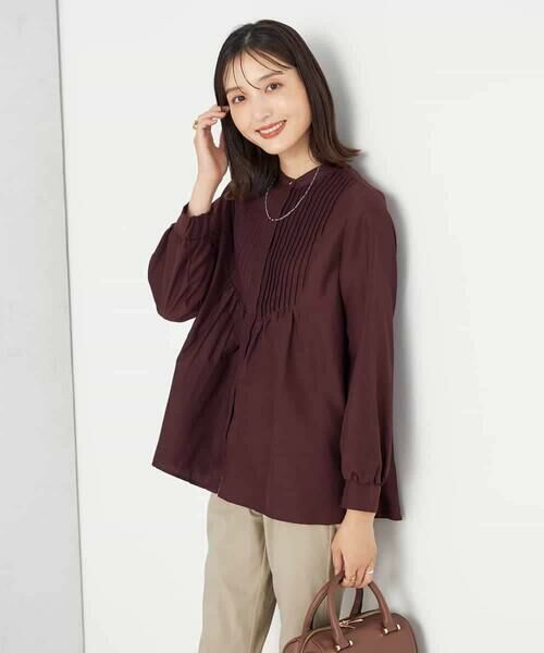 a.v.v / アー・ヴェ・ヴェ シャツ・ブラウス | ピンタックフレアブラウス | 詳細1