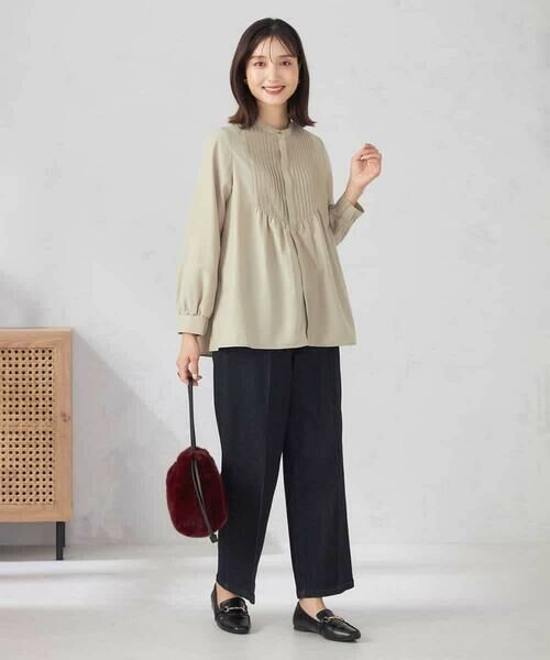 a.v.v / アー・ヴェ・ヴェ シャツ・ブラウス | ピンタックフレアブラウス | 詳細10