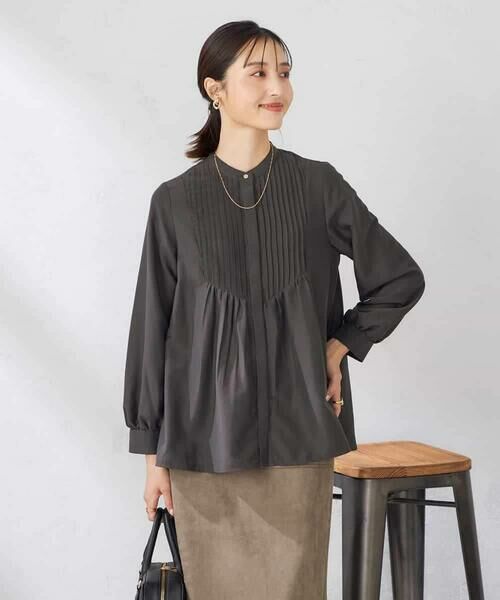 a.v.v / アー・ヴェ・ヴェ シャツ・ブラウス | ピンタックフレアブラウス | 詳細12