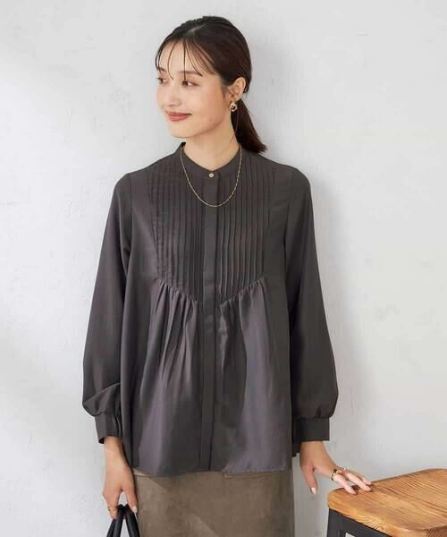 a.v.v / アー・ヴェ・ヴェ シャツ・ブラウス | ピンタックフレアブラウス | 詳細13