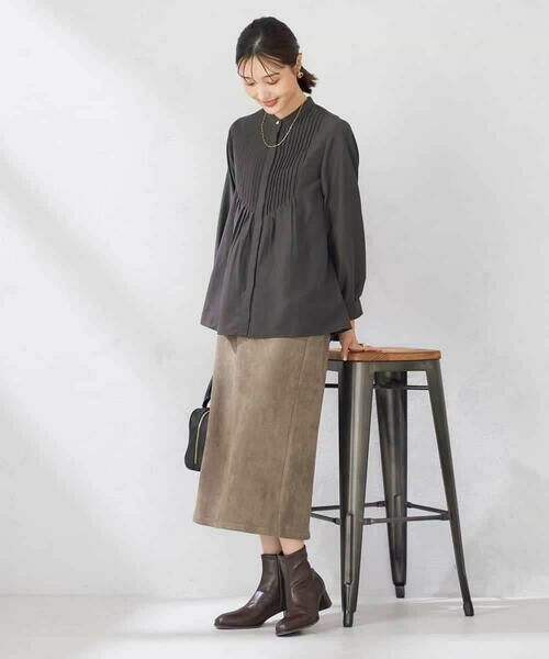 a.v.v / アー・ヴェ・ヴェ シャツ・ブラウス | ピンタックフレアブラウス | 詳細17