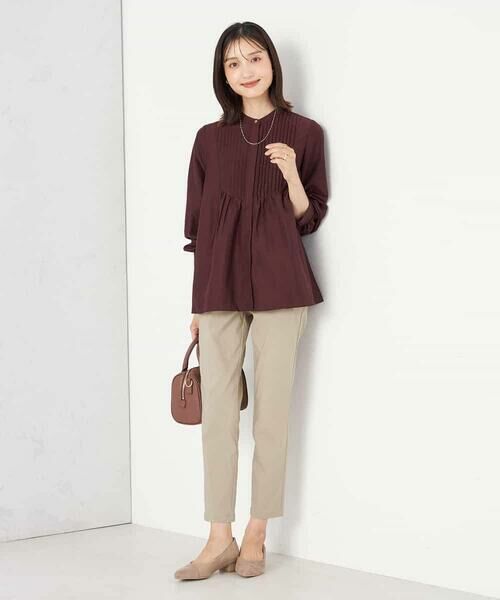 a.v.v / アー・ヴェ・ヴェ シャツ・ブラウス | ピンタックフレアブラウス | 詳細3