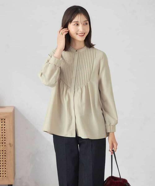 a.v.v / アー・ヴェ・ヴェ シャツ・ブラウス | ピンタックフレアブラウス | 詳細7
