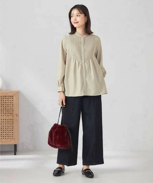 a.v.v / アー・ヴェ・ヴェ シャツ・ブラウス | ピンタックフレアブラウス | 詳細8