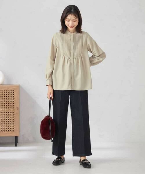 a.v.v / アー・ヴェ・ヴェ シャツ・ブラウス | ピンタックフレアブラウス | 詳細9