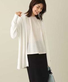 a.v.v / アー・ヴェ・ヴェ カーディガン・ボレロ | 【UVカット】さらさらタッチミドル丈トッパーカーディガン