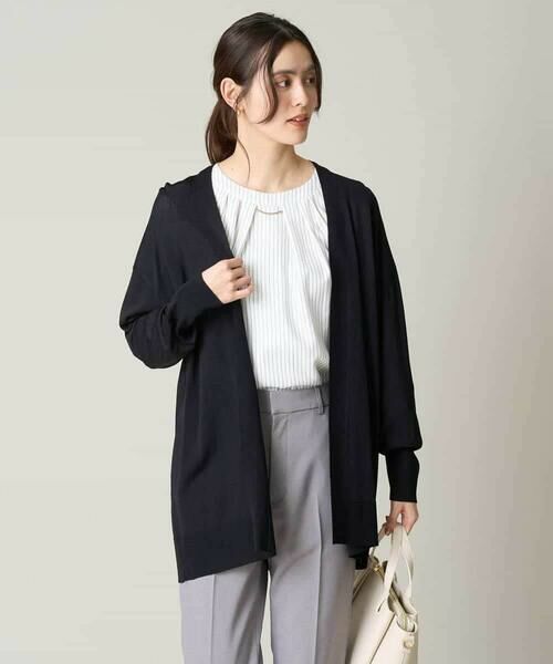 a.v.v / アー・ヴェ・ヴェ カーディガン・ボレロ | 【UVカット】さらさらタッチミドル丈トッパーカーディガン | 詳細15