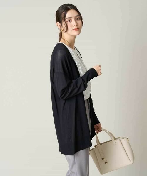 a.v.v / アー・ヴェ・ヴェ カーディガン・ボレロ | 【UVカット】さらさらタッチミドル丈トッパーカーディガン | 詳細16
