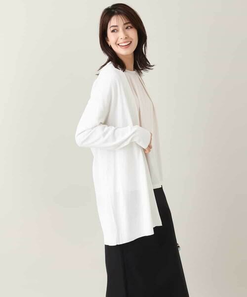 a.v.v / アー・ヴェ・ヴェ カーディガン・ボレロ | 【UVカット】さらさらタッチミドル丈トッパーカーディガン | 詳細2