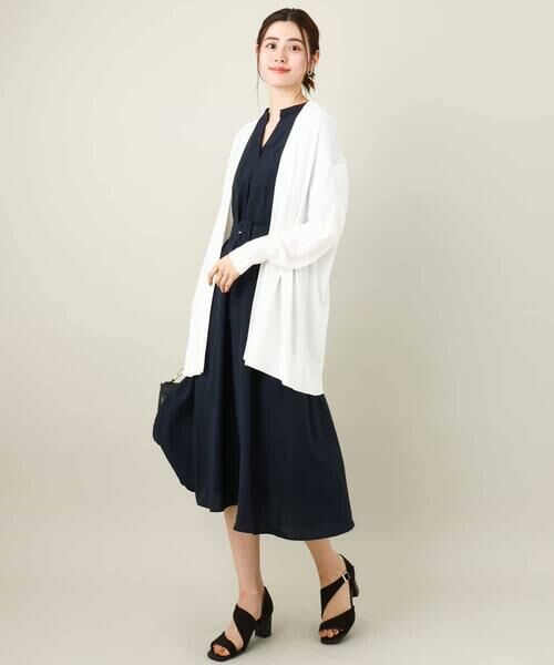 a.v.v / アー・ヴェ・ヴェ カーディガン・ボレロ | 【UVカット】さらさらタッチミドル丈トッパーカーディガン | 詳細8