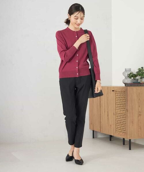 a.v.v / アー・ヴェ・ヴェ カーディガン・ボレロ | 【洗える】クルーネック美ラクるカーディガン | 詳細13