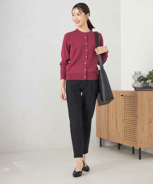 a.v.v / アー・ヴェ・ヴェ カーディガン・ボレロ | 【洗える】クルーネック美ラクるカーディガン | 詳細14