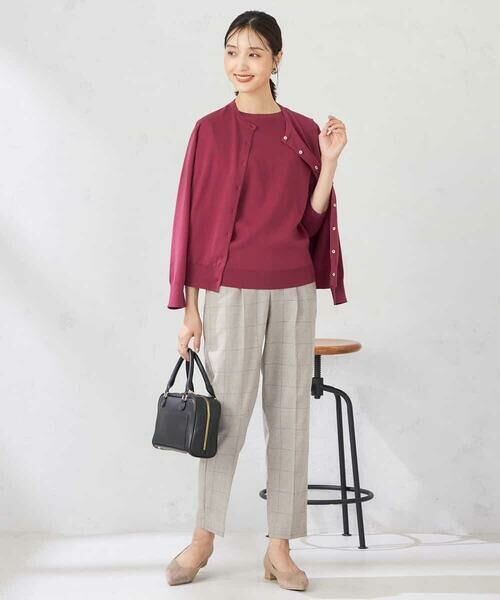 a.v.v / アー・ヴェ・ヴェ カーディガン・ボレロ | 【洗える】クルーネック美ラクるカーディガン | 詳細17