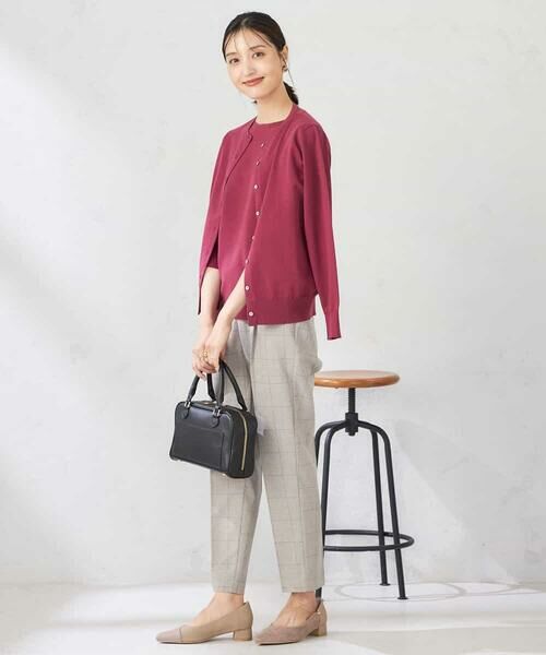 a.v.v / アー・ヴェ・ヴェ カーディガン・ボレロ | 【洗える】クルーネック美ラクるカーディガン | 詳細19