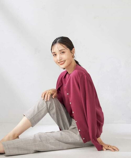 a.v.v / アー・ヴェ・ヴェ カーディガン・ボレロ | 【洗える】クルーネック美ラクるカーディガン | 詳細23