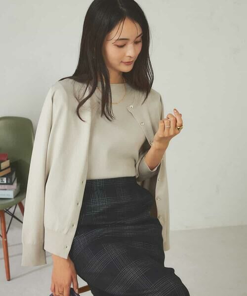 a.v.v / アー・ヴェ・ヴェ カーディガン・ボレロ | 【洗える】クルーネック美ラクるカーディガン | 詳細29