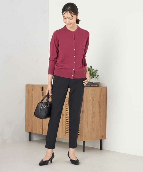 a.v.v / アー・ヴェ・ヴェ カーディガン・ボレロ | 【洗える】クルーネック美ラクるカーディガン | 詳細7