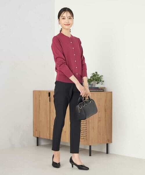 a.v.v / アー・ヴェ・ヴェ カーディガン・ボレロ | 【洗える】クルーネック美ラクるカーディガン | 詳細8