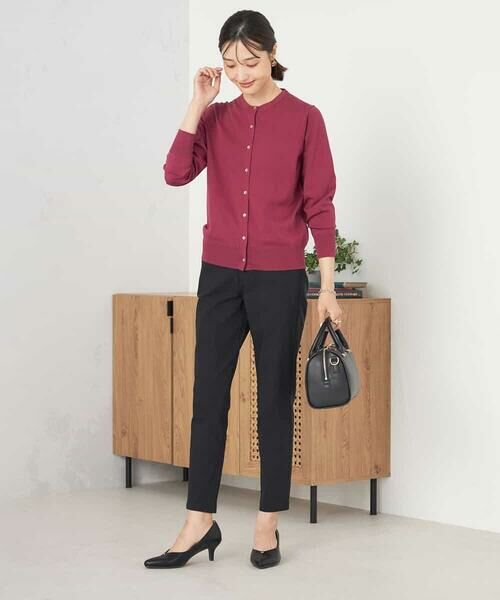 a.v.v / アー・ヴェ・ヴェ カーディガン・ボレロ | 【洗える】クルーネック美ラクるカーディガン | 詳細9