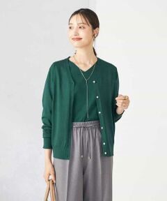 a.v.v / アー・ヴェ・ヴェ カーディガン・ボレロ | 【洗える】Vネック美ラクるカーディガン