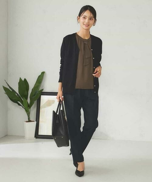 a.v.v / アー・ヴェ・ヴェ カーディガン・ボレロ | 【洗える】Vネック美ラクるカーディガン | 詳細15