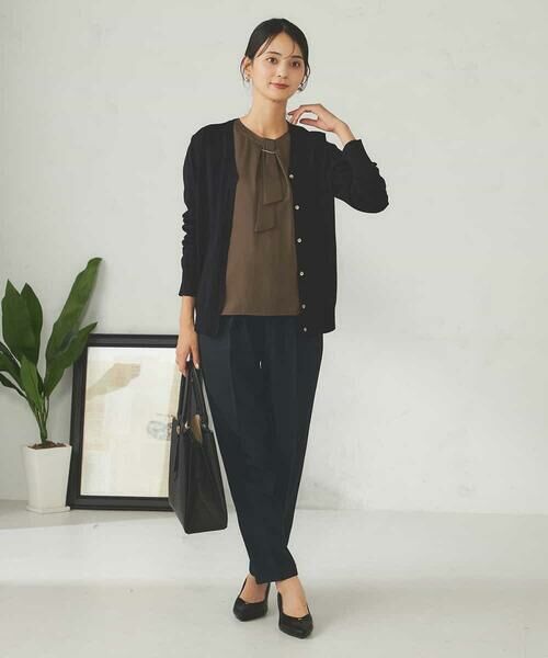 a.v.v / アー・ヴェ・ヴェ カーディガン・ボレロ | 【洗える】Vネック美ラクるカーディガン | 詳細16