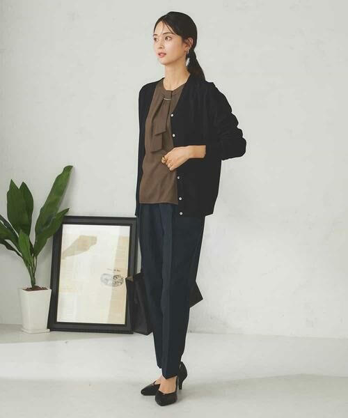 a.v.v / アー・ヴェ・ヴェ カーディガン・ボレロ | 【洗える】Vネック美ラクるカーディガン | 詳細17