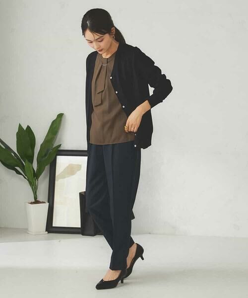 a.v.v / アー・ヴェ・ヴェ カーディガン・ボレロ | 【洗える】Vネック美ラクるカーディガン | 詳細18