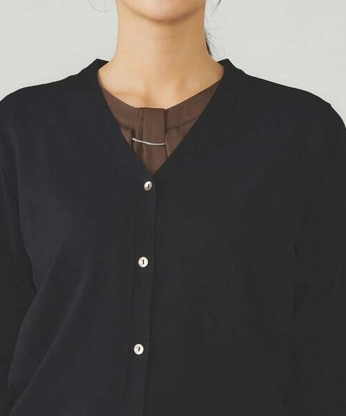 a.v.v / アー・ヴェ・ヴェ カーディガン・ボレロ | 【洗える】Vネック美ラクるカーディガン | 詳細22