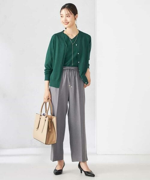 a.v.v / アー・ヴェ・ヴェ カーディガン・ボレロ | 【洗える】Vネック美ラクるカーディガン | 詳細3