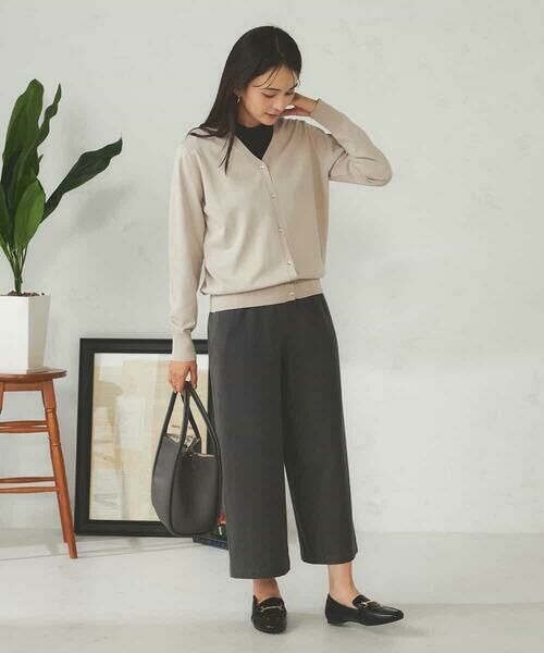 a.v.v / アー・ヴェ・ヴェ カーディガン・ボレロ | 【洗える】Vネック美ラクるカーディガン | 詳細9