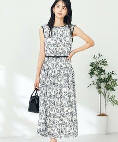 a.v.v / アー・ヴェ・ヴェ ロング・マキシ丈ワンピース | 配色パイピング切り替えワンピース