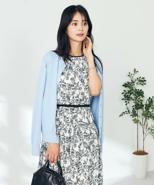 a.v.v / アー・ヴェ・ヴェ ロング・マキシ丈ワンピース | 配色パイピング切り替えワンピース | 詳細4