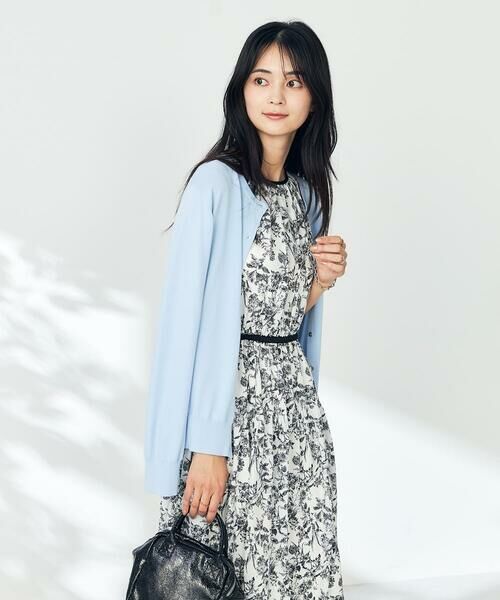 a.v.v / アー・ヴェ・ヴェ ロング・マキシ丈ワンピース | 配色パイピング切り替えワンピース | 詳細5