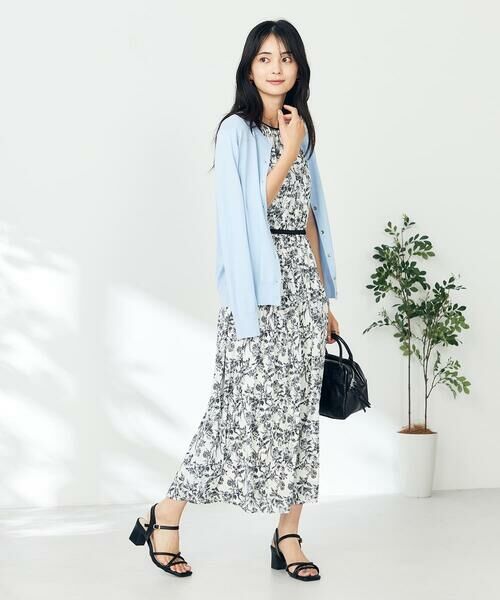 a.v.v / アー・ヴェ・ヴェ ロング・マキシ丈ワンピース | 配色パイピング切り替えワンピース | 詳細6